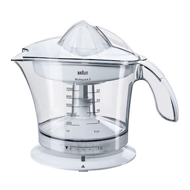 Braun Citromatic Press Citrus Juicer MPZ 9, 1 L, 20 W, White