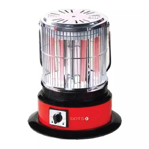 Buy Dots NI-301 Electric Heater 2000W Red/Black in Saudi Arabia