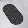 Non Slip Shower Mat Black 69 x 35 cm