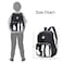 Eazy Kids Vogue School Bag wt Bento Lunch Box - Black