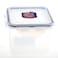 Lock &amp; Lock Classic Plastic Square Food Container Clear/Blue 680ml