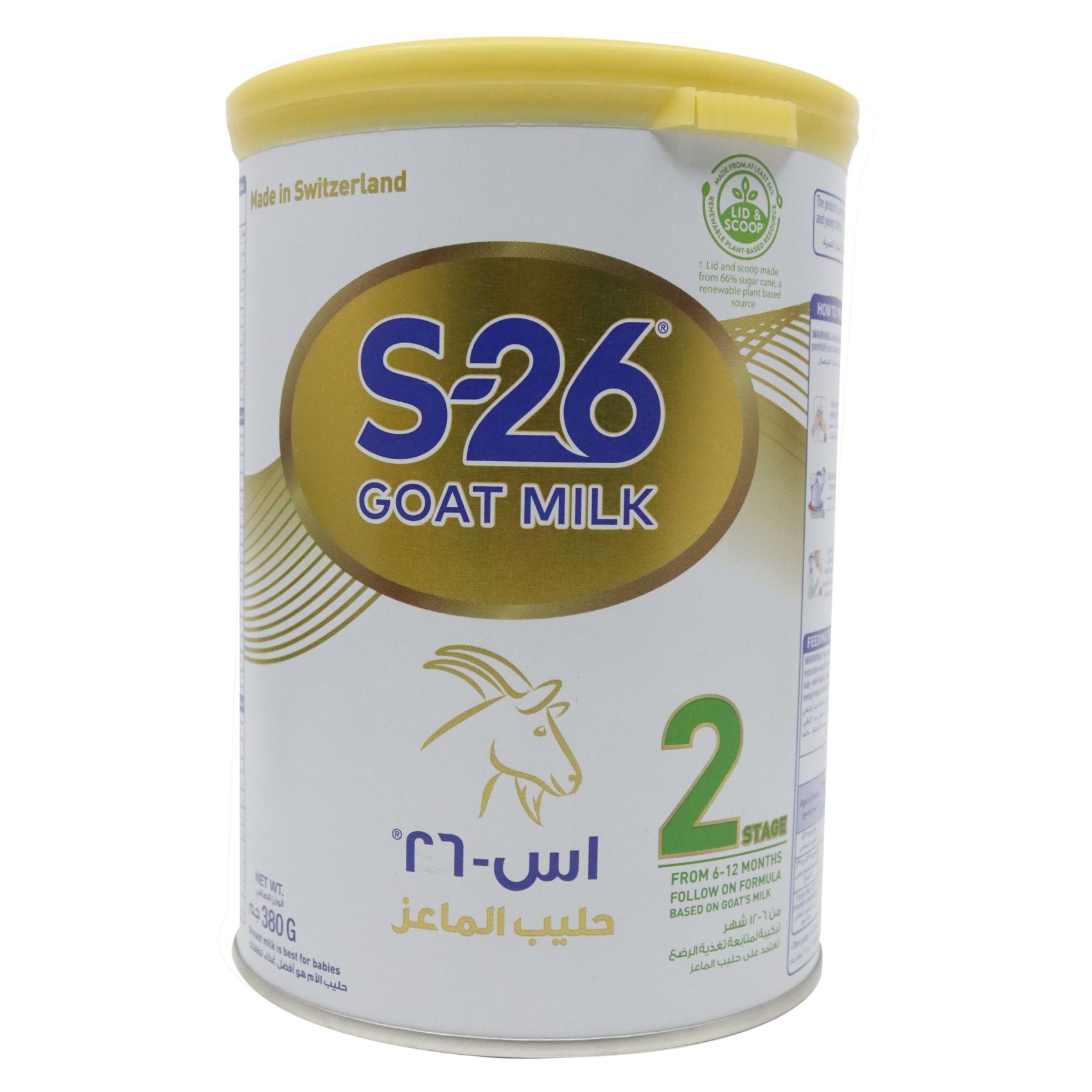 Wyeth Nutrition S-26 Goat Milk Stage 2 Formula 380g