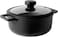 Meyer Pre-Seasoned Cast Iron Dutch Oven, Biryani Pot, Cast Iron Casserole With Heavy Bottom, Cooking Pot With Lid, Biryani Pot Induction Bottom, Stew Pot, Cast Iron Cookware, 20cm/ 2.8 Litre, Black