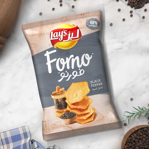 Lay&#39;s Forno Black Pepper Potato Chips 43g