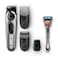 Braun beard trimmer &amp; hair clipper + gillette, BT5065, Black&amp; silver