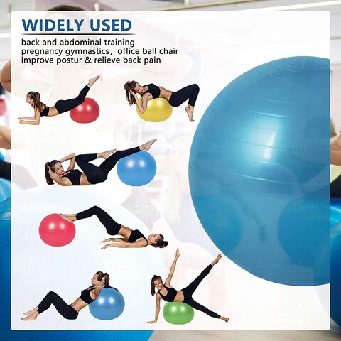 ULTIMAX Yoga Ball, Exercise Ball for Fitness-65CM(Blue)