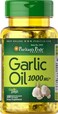 Puritan's Pride Garlic Oil 1000mg (100 Rapid Release Softgels)