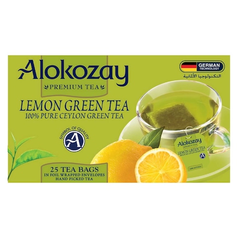 Alokozay Lemon Green Tea 25 Tea Bags