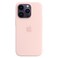 Apple Silicone Case With MagSafe For iPhone 14 Pro Chalk Pink