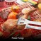 BBQ STAINLESS STEEL 6PCS TOOLS SET IN FOLDABLE POUCH
