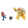 Nintendo Super Mario Bowser Vs Mario Diorama Figure 3 Pack