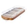 BILLI Glass Bowls with Wooden Tray Fruit Condiment Appetizer Tray Desserts Serving Tray Snack Nut Plate with 3 Bowls