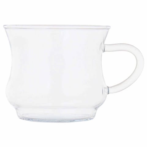 Termisil Glass Mug Set - 220ml - 6 Pieces - White