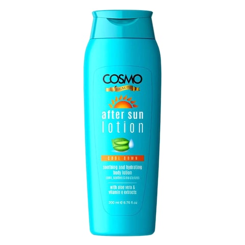 Buy Cosmo Beaute After Sun Lotion Aqua Blue 200ml in UAE