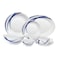 Borosil Larah Dinner Set 38DSPL01-R White