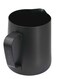 MIBRU Milk Frothing Pitcher Stainless Steel, Latte Art Cup 350ml Black