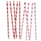 Ruby Red Dot Straws