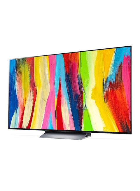 LG OLED Evo TV 65-Inch C2 Series, Cinema Screen Design 4K Cinema HDR Webos22 With Thinq AI Pixel Dimming OLED65C26La, Black