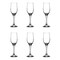 Pasabahce Glass Goblet Set - 6 Count - Clear