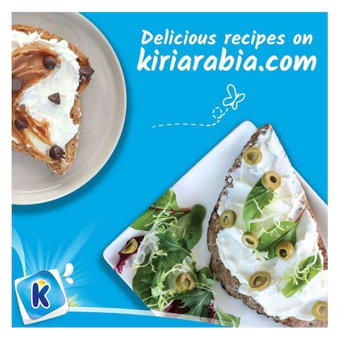 Kiri Spreadable Cream Cheese Squares 12 Portions 216g