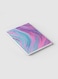 Lowha Spiral Notebook With 60 Sheets And Hard Paper Covers With Liquid Colored Design, For Jotting Notes And Reminders, For Work, University, School