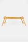 Farberware Bamboo Table Tray With Fold Up Legs, Tan