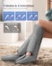 Renpho Leg Massager For Circulation And Relaxation, Foot And Calf Massager Machine With 5 Modes 4 Intensities, Gift For Women Men Dad Mom, Over Wide Size Leg Wraps Home Use
