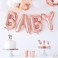 GingerRay - Baby Balloon Bunting Rose Gold 4pcs 16In - Rose Gold