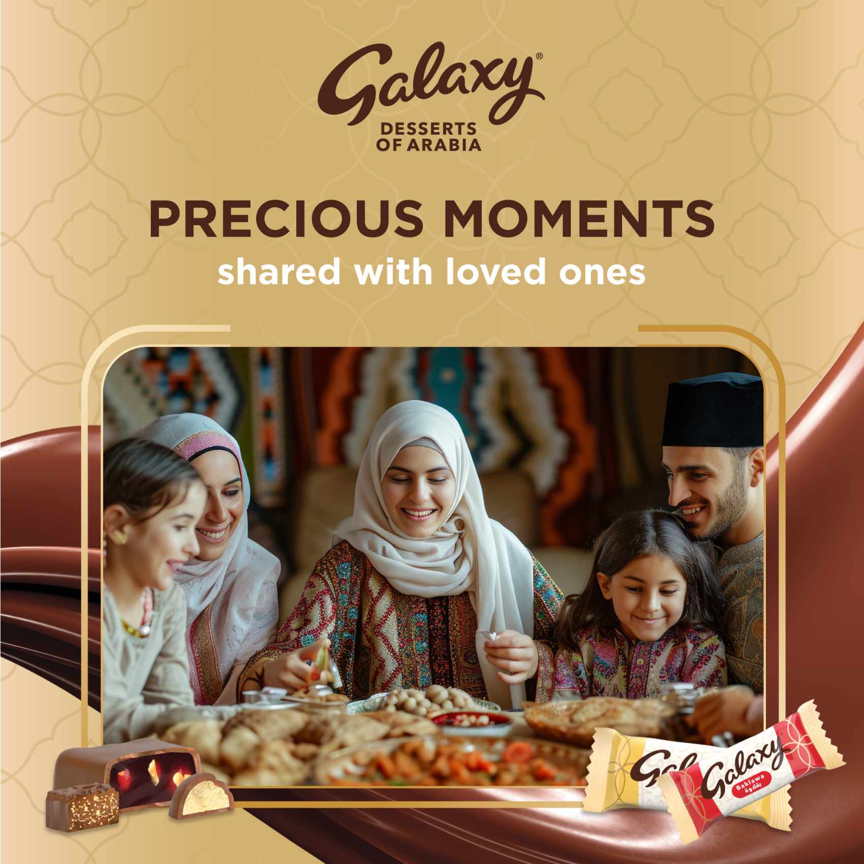 Galaxy Desserts of Arabia Chocolate Box 112g