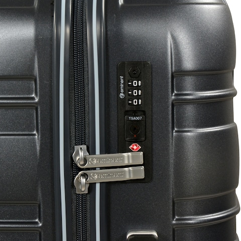 Eminent KJ95-24 Hard Casing Medium Check-In Luggage Trolley 65cm Carbon Grey