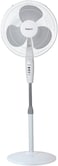 Impex 16&quot; PF 7501 55W Pedestal Stand Fan With 3 Speed Control And Light, 2 Years Warranty, White