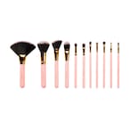 اشتري BH Cosmetics Pink Dot Collection Brush Set 11 Pieces في السعودية