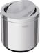 Tramontina Since 1911, Made In Brazil Bari 7Liter Stainless Steel Swing Trash Bin With A Scotch Brite Finish And Polypropylene Base