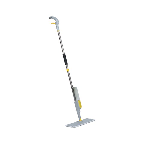 APEX SPRAY MOP WITH LIQUID-DISPENSING MICROFIBRE MOP AND BUILT-IN SPRAYING MECHANISM