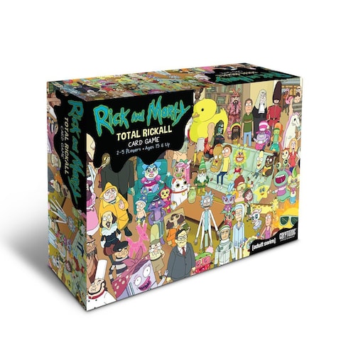Generic - Rick And Morty Total Rickall Cooperative Table Board Card Game Family Fun Entertainment Puzzle Playing Cards