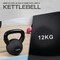 YALLA HomeGym Cast Iron Rubber Coated Kettlebell Floor Friendly Kettlebell 2KG