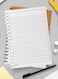 Lowha Spiral Notebook With 60 Sheets And Hard Paper Covers With Chocolate Land Design, For Jotting Notes And Reminders, For Work, University, School