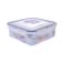 Lock &amp; Lock Square Food Container With Dividers - 0.87 ml - Clear