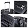 Eminent Hard Case Travel Bag Medium Luggage Trolley Polycarbonate Lightweight Suitcase 4 Quiet Double Spinner Wheels With Tsa Lock KJ84 Black