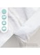 Moon Premium 100% Cotton Terry, Breathable Waterproof Mattress Protector Sheet With Skirt Fit - Machine Washable 120X60X12 Cm