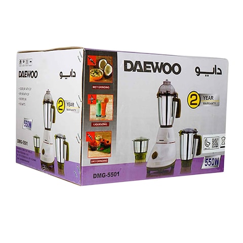 Daewoo DMG-5501 3 In 1 Grinder 1550W White