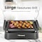 Bompani Smokeless Indoor Infrared Grill, Excellent Performance - BBQ007 Black