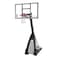 Spalding The Beast Portable 60" Glass Sn7B1560Cn Basketball Stand With Hoop Net