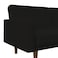 In House Shahrzad 2 In 1 Sofabed Velvet Upholstered - Black