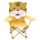 Paradiso Tiger Printed Camping Chair Yellow