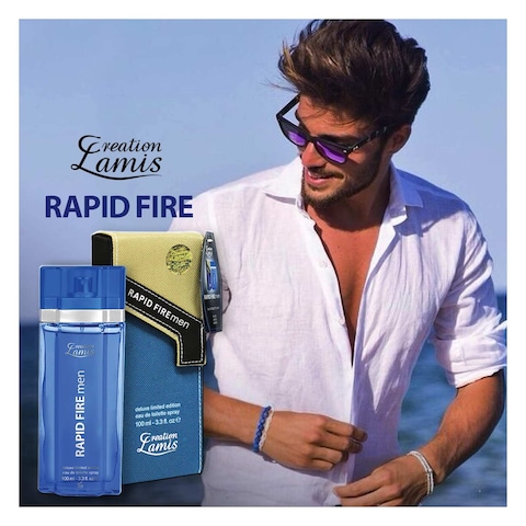 Creation Lamis Rapid Fire Eau De Toilette Spray For Men 100ml