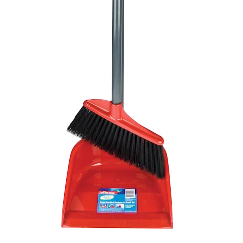 Vileda long handle dustpan