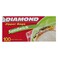 Diamond Sandwich Zipper 100 Bags Clear