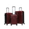 STARLIFE 3 Piece ABS Hard side Trolley Luggage Set Spinner Wheels with Number Lock