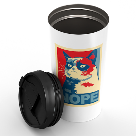 Loud Universe - Travel Tumbler Classic Grumpy Cat Nope